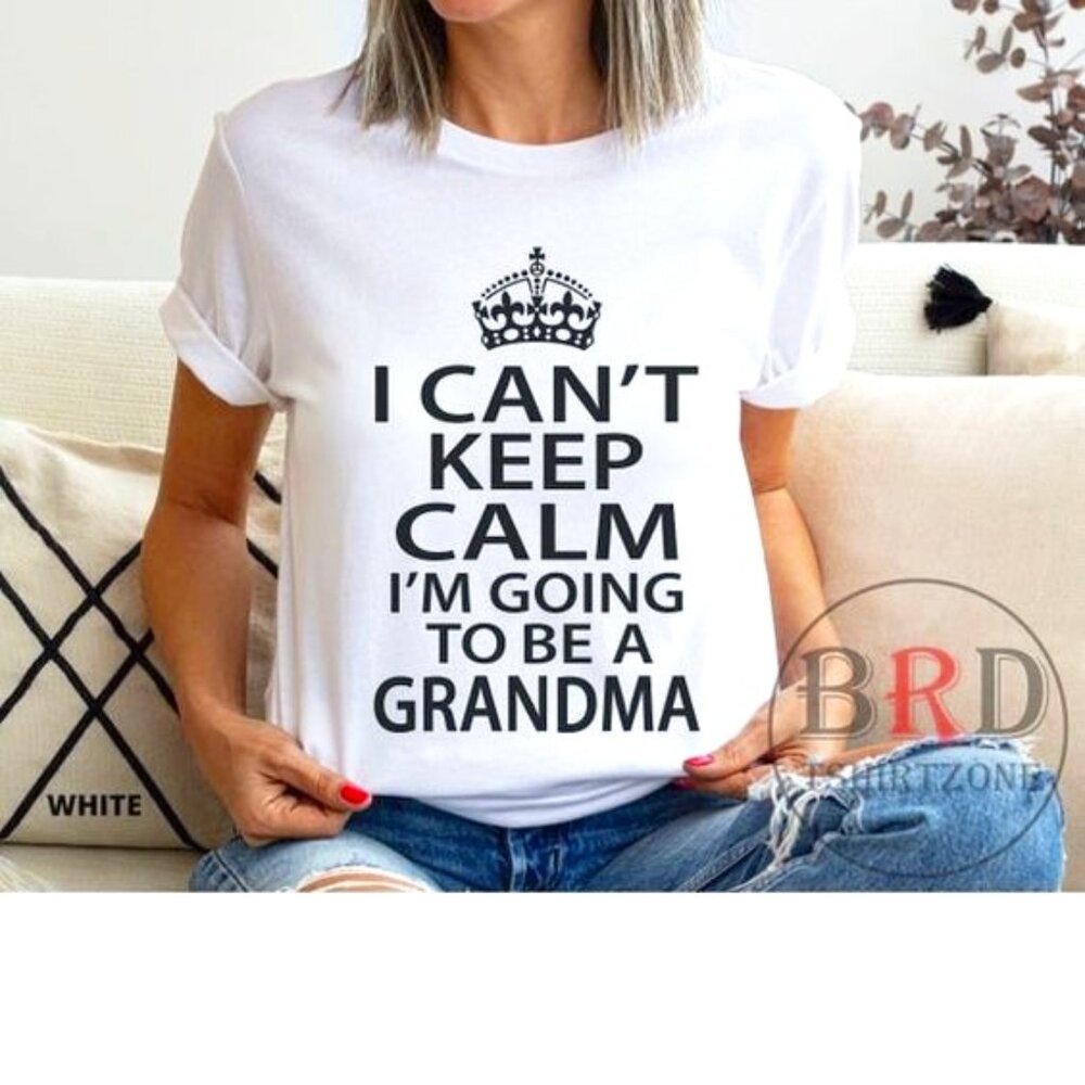 Mothers Day Gift for Grandma, I'm Going to Be A Grandma T-shirt